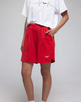 Red Match Shorts